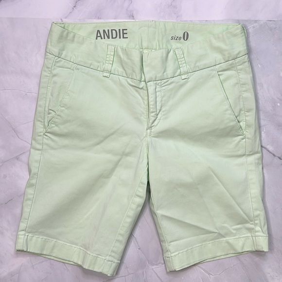 J. Crew Andie Lime Green Chino Bermuda Shorts - Picture 1 of 5